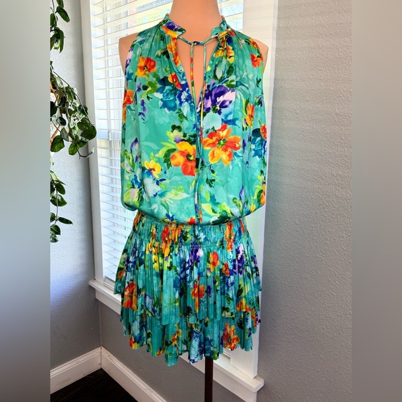 Current Air Floral Mini Dress Sleeveless Size Small - Picture 2 of 6